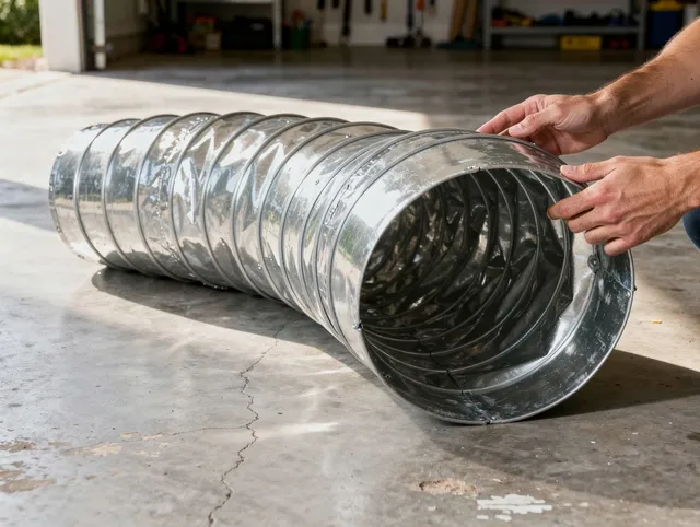 Medfield Dryer Vent Cleaning specialist using advanced equipment for thorough duct cleaning in Medfield